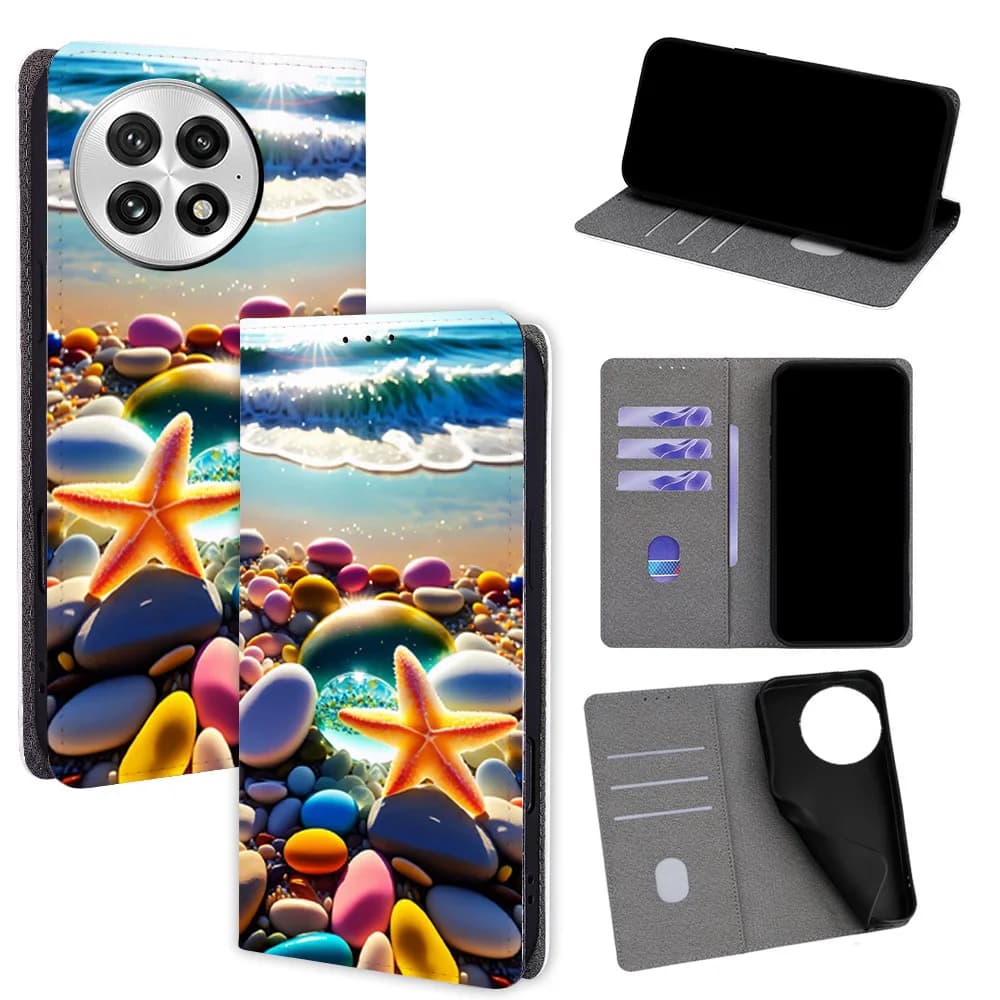 3D Shell Painted Leather Case For Motorola Moto G77 G67 G57 Power G17 G86 G66Y G66J G56 Magnetic Closure 3 Cards Wallet Cover