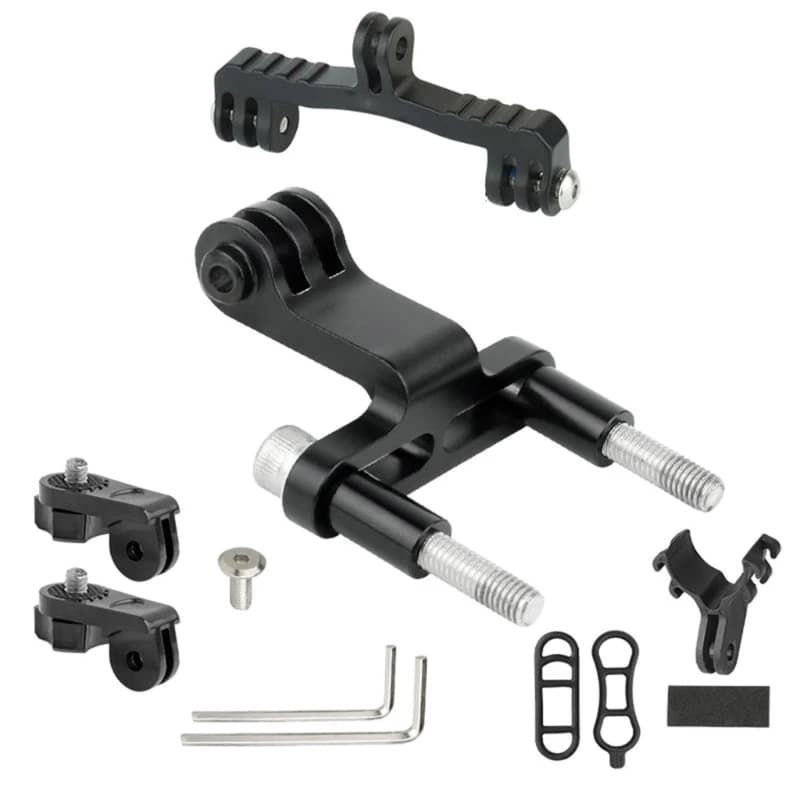 Bicycle Torch Support Aluminum Alloy Bike Headset Front Light Bracket for Mountain Bike, Road Bike