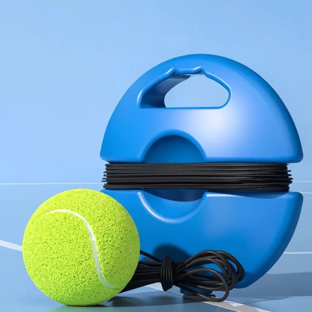 Tennis Rebound Training Base With Elastic Cord Ball Solo Practice Tool Portable Fitness Accessory For Sport Exercise