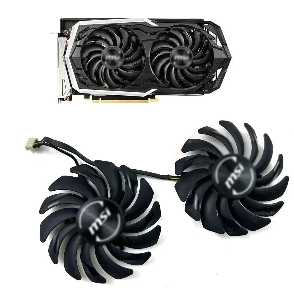 Cooling Fan 85MM 4PIN PLD09210S12HH PLD09210B12HH For MSI RTX2060 SUPER ARMOR GTX1660 1660TI video card fans