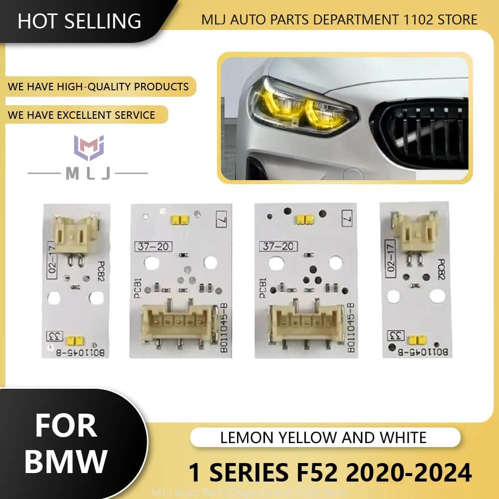 For BMW 1 Series F52 2020-2024 Headlight DRL Boards Ballast Chip LED Module Chip White Yellow Angel Eye Chip Car Accessories