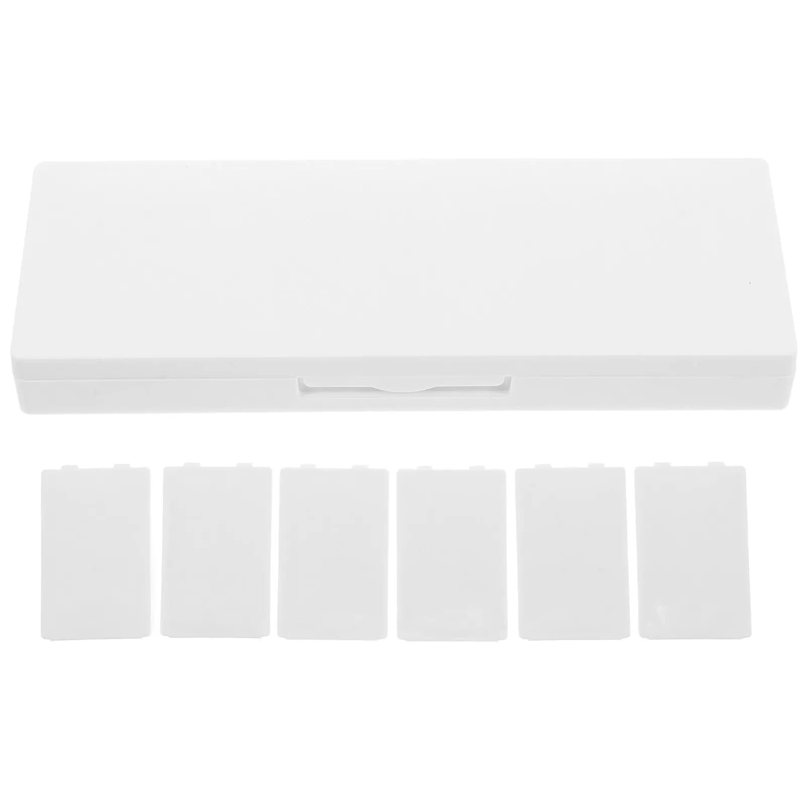 Palette Make-up Portable Reloadable to 6 Shades Empty for Umbrellas, Gel Nails, Body Paint, Watercolors, Travel, Art and DIY