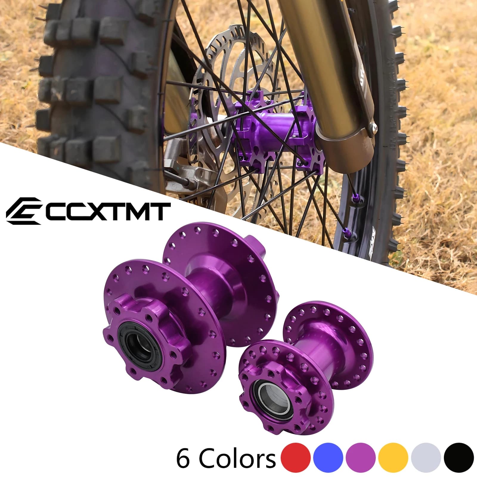 Front and rear wheel hubs in aluminium CNC for motorcycles for SurRon Light Bee S & X electric vehicle Dirt Bike accessory Sur-Ron