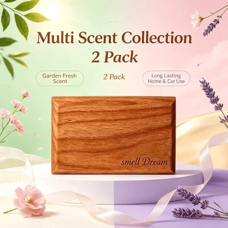Car Air Freshener Natural Wood Diffuser Soothing Aroma for Peaceful Sleep Decor Ornament Bedroom Office