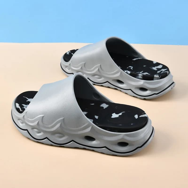 Coppia estiva Deodorante con una sola parola Spiaggia Innalzamento Traspirante Eva Drag Pantofole fresche Esterno resistente all'usura