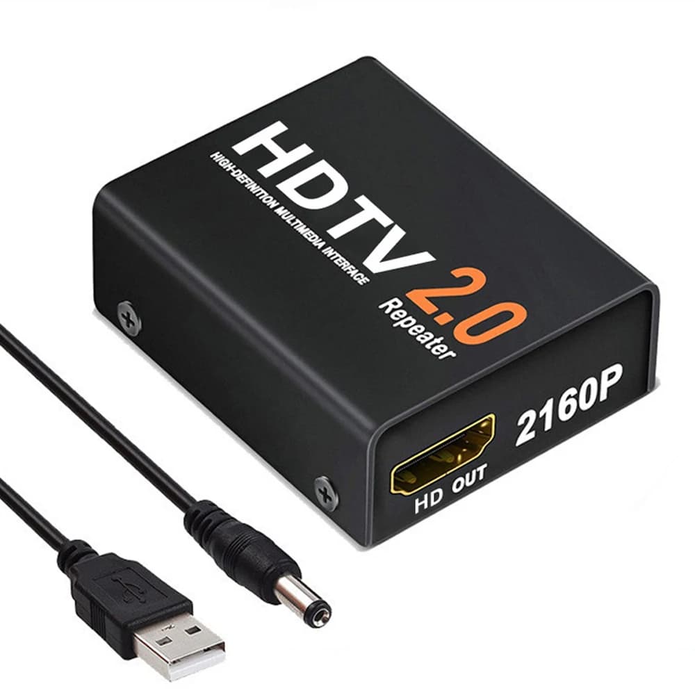 Support repeater 30M 4K@60Hz YUV 4:4:4, HDR 3D HDTV 2.0 Amp for PC DVD 2.0 compatible HDMI