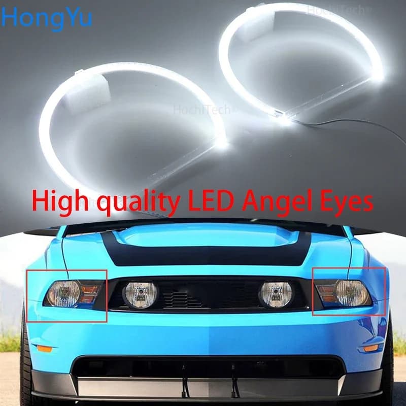 Eccellente Angel Eyes Ultra Luminoso Smd Led Angel Eyes Kit Anelli per Ford Mustang 2010 2011 2012