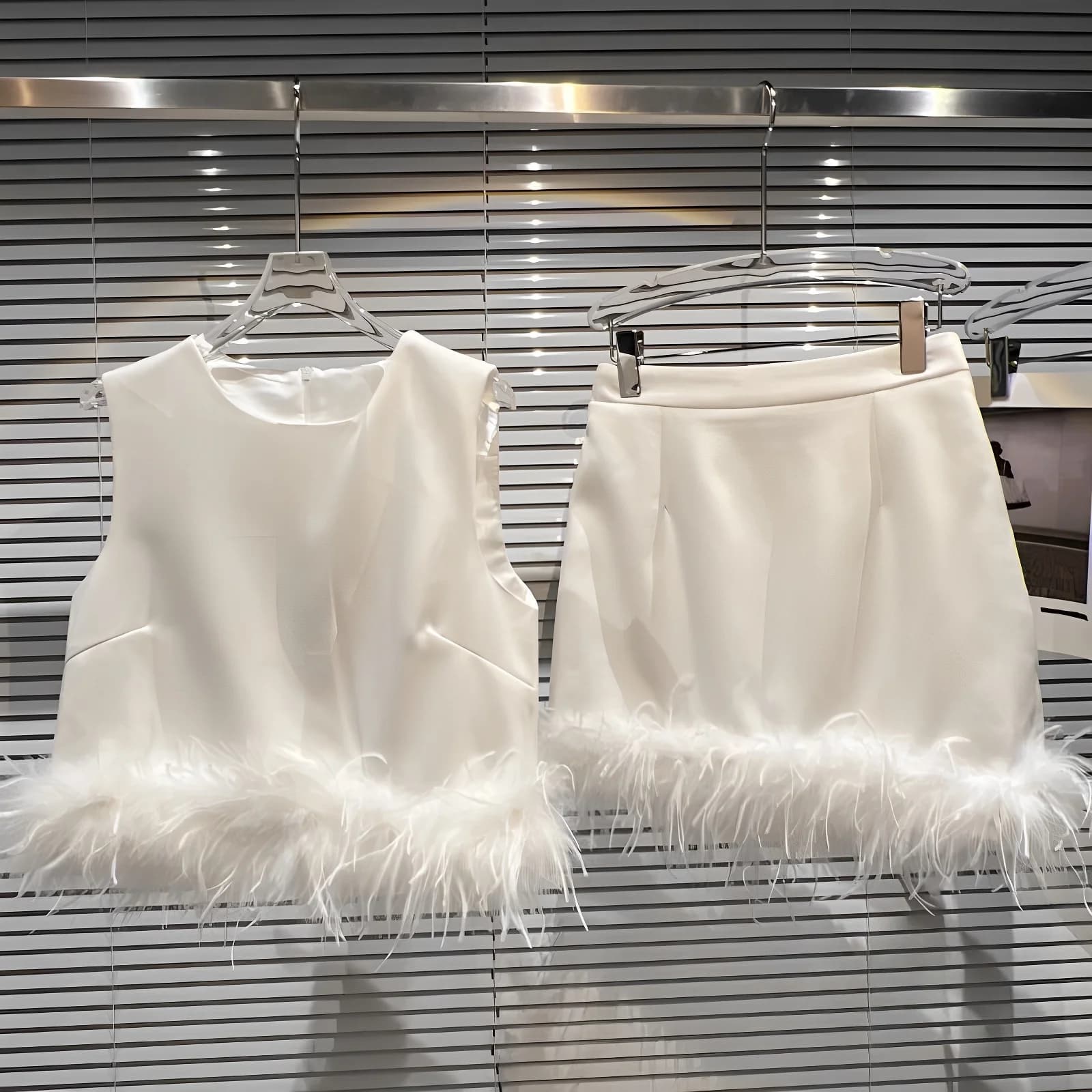 Fall 2026 New Style Small Fragrance Wind Trimmed Jacket Vest And Wrap around Skirt Set High Waist Luxury Fashion for Wom...