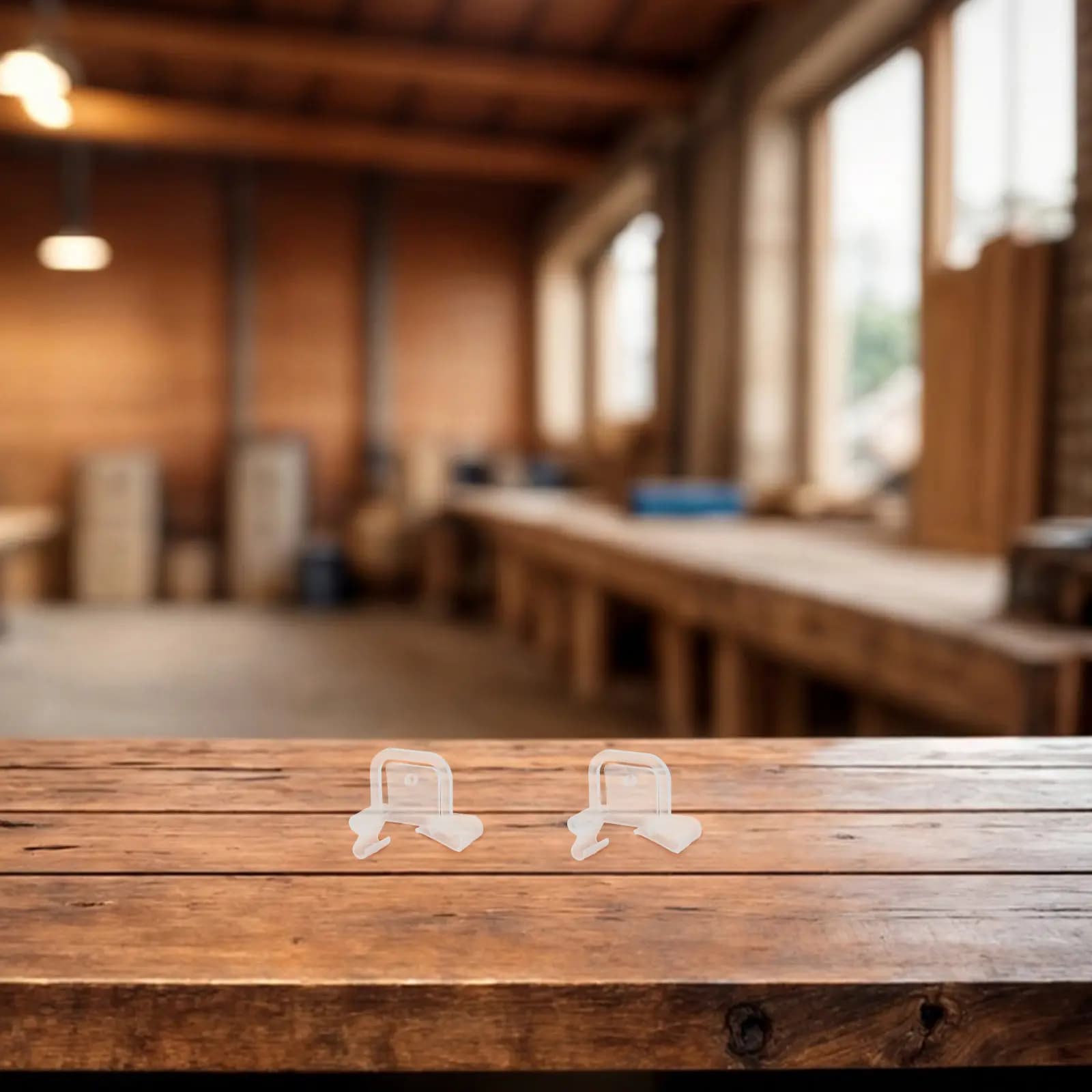 100 Pezzi Clip in Plastica Trasparente per Etichette Prezzi, Porta Cartellini per Scaffali, Clip Pubblicitarie per Supermercati e Negozi al Dettaglio