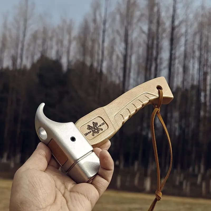 Multifunction Steel EDC Hammer for Outdoor, Camping, Hiking, Tent, Nail Lift, Tools for Breaking Emergency Window for Car