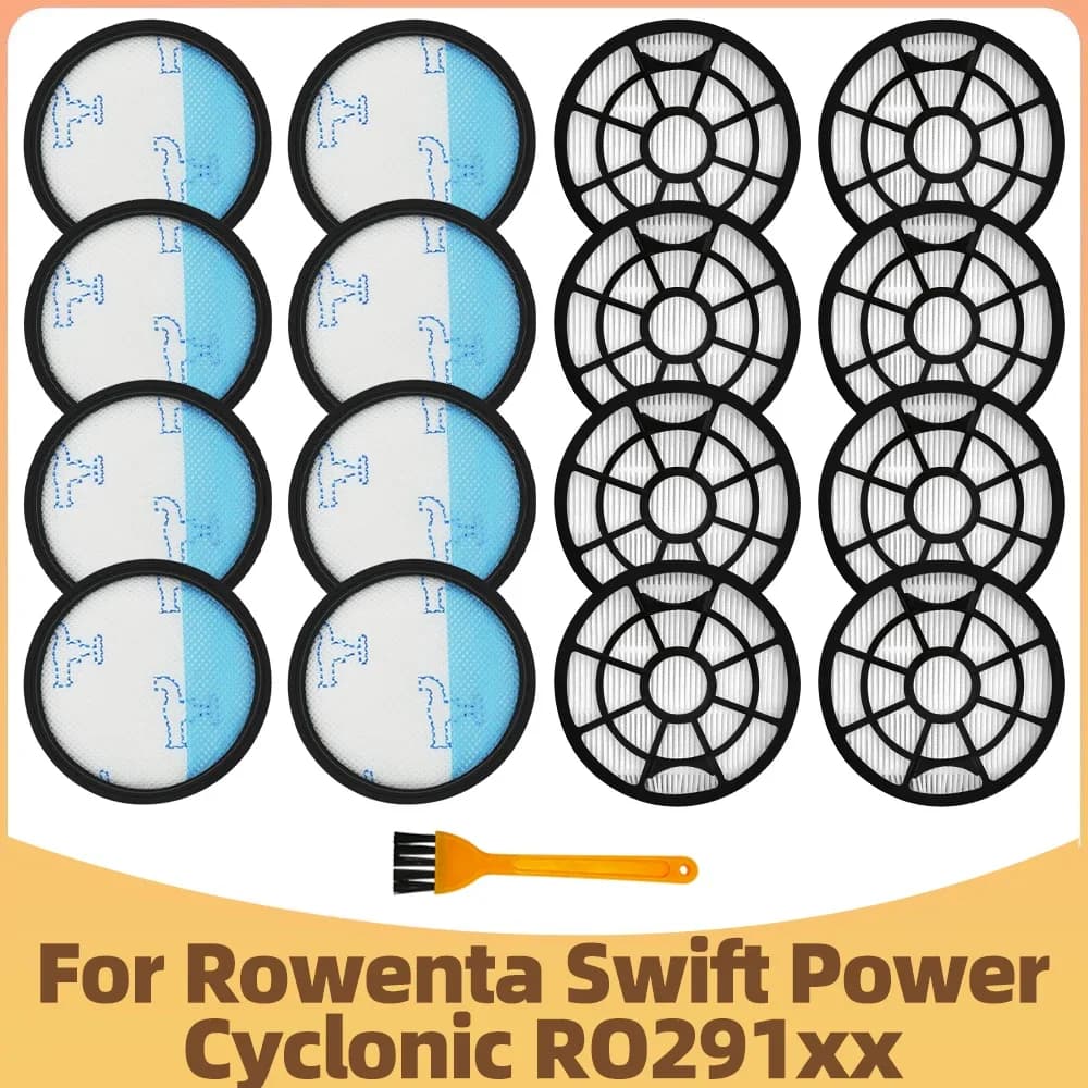 Filtro Hepa compatibile per Rowenta Swift Power Cyclonic RO2910 RO2913 RO2915 RO2932 RO2933 RO2957 RO2981 ZR904301 / Tefal TW2947