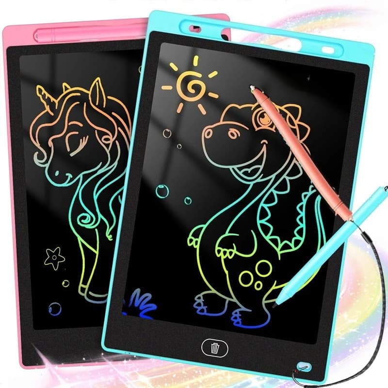 Tablet LCD da 10 Pollici per Bambini, Lavagna Elettronica per Disegno e Apprendimento Precoce, Tavoletta Grafica per Ufficio e Scuola