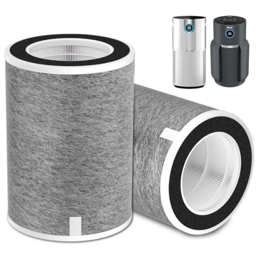 Filtro di ricambio HP01 HP30 compatibile con purificatore d'aria Shark HP01 HP3 HP301 HP30 HC50 AP1000 MAX, H13 True HEPA, pulisce fino a