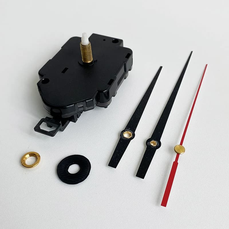Movimento a Pendolo Young Town 12888, Lunghezza Vite 6mm, Movimento in Plastica con Lancette, Accessorio per Orologio a Carillon, Kit Fai-da-Te al Quarzo