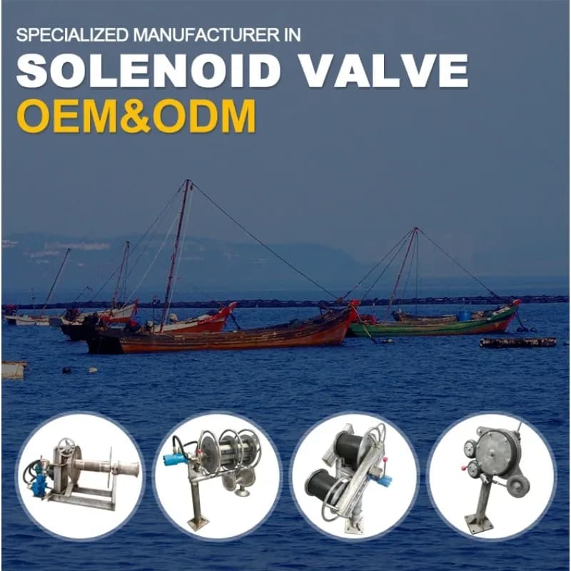 12V/24V Electric Anchor Winch, DC Motor Winch for Fishing Boats