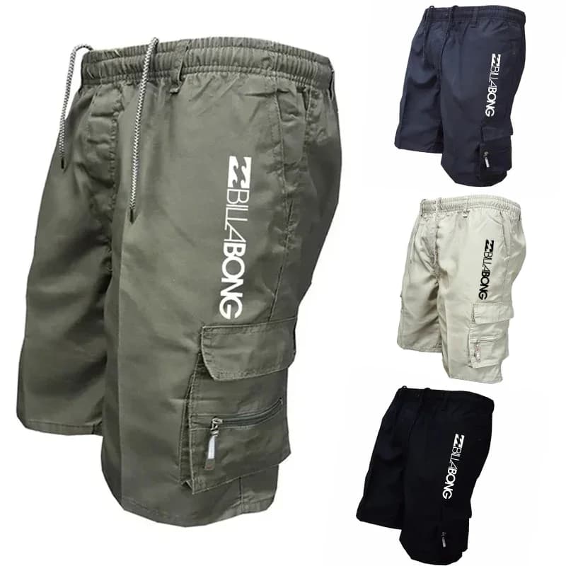 Men's Fashion Multi-Pocket Running Shorts Summer 2026 Loose Sports Basketball Coach Workwear Casual Shoes
