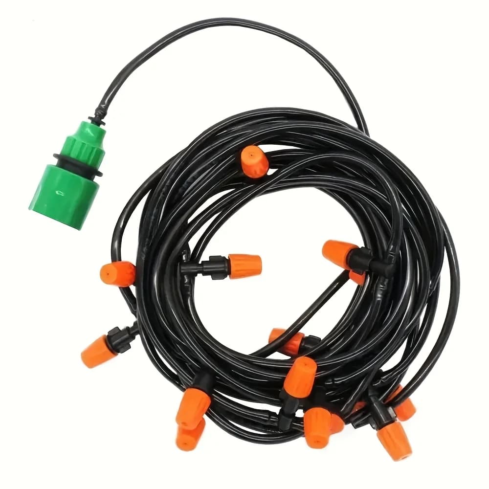 15.24 Metro/50FT Sprinkler Soaker Pipe Sprinkler Sprinkler Garden Set Garden Irrigation Irrigation, with 15 Adjustable Irrigators