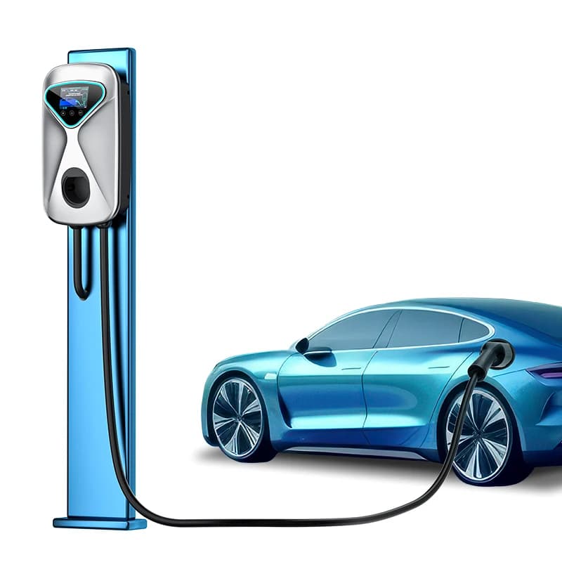 New Rapid Refill Station Portable for Electric Vehicles from 7/11/22kW with Operating Screen for Auto EV