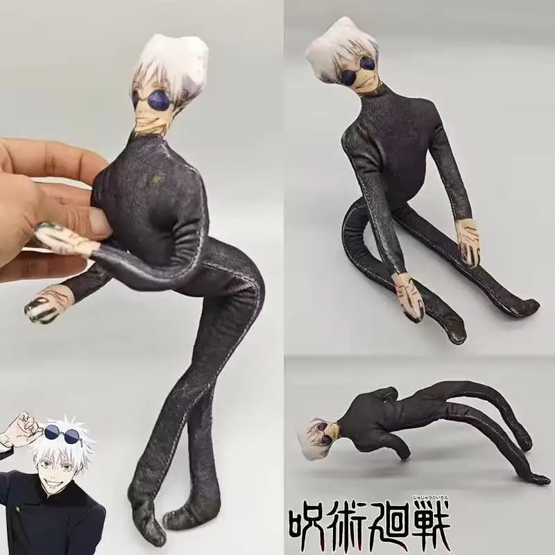 Jujutsu Kaisen Bambola Mobile Divertente Gojo Satoru Giocattolo Shapeshift Figura Cosplay mobile Abstract Wire Skeleton Halloween Prop