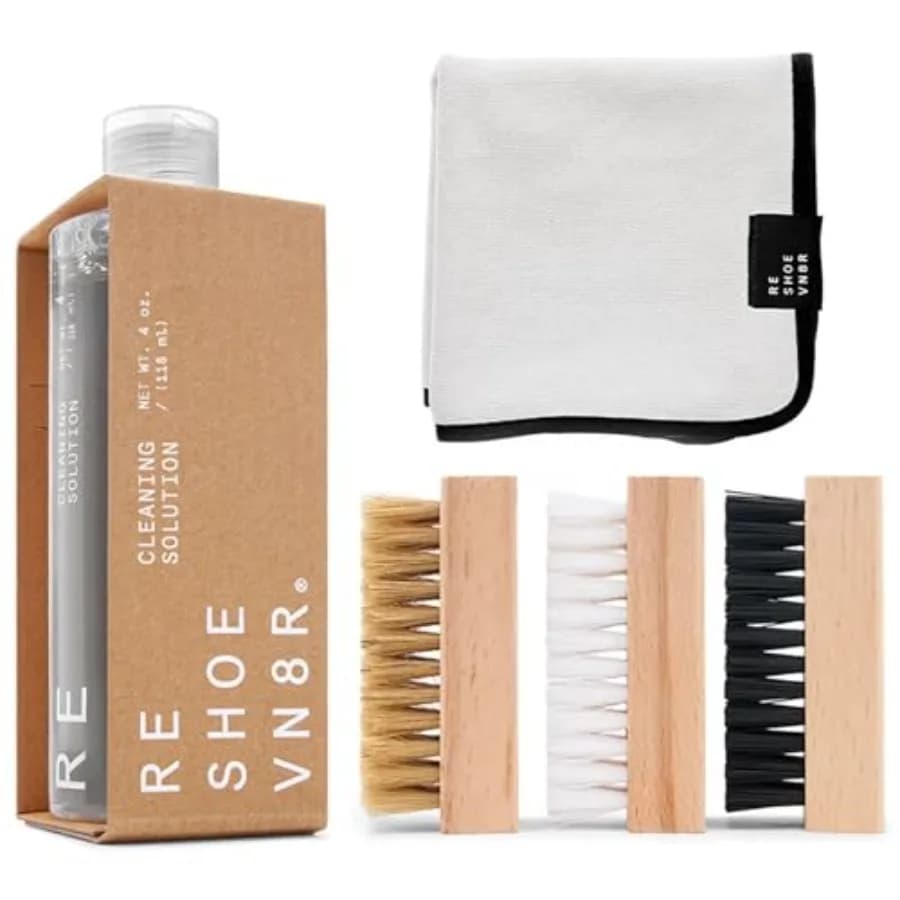 Kit per la Pulizia delle Scarpe e Set per la Pulizia delle Sneaker - Soluzione Detergente per Sneaker in Mesh, Tela, Scamosciato, Maglia e Pelle