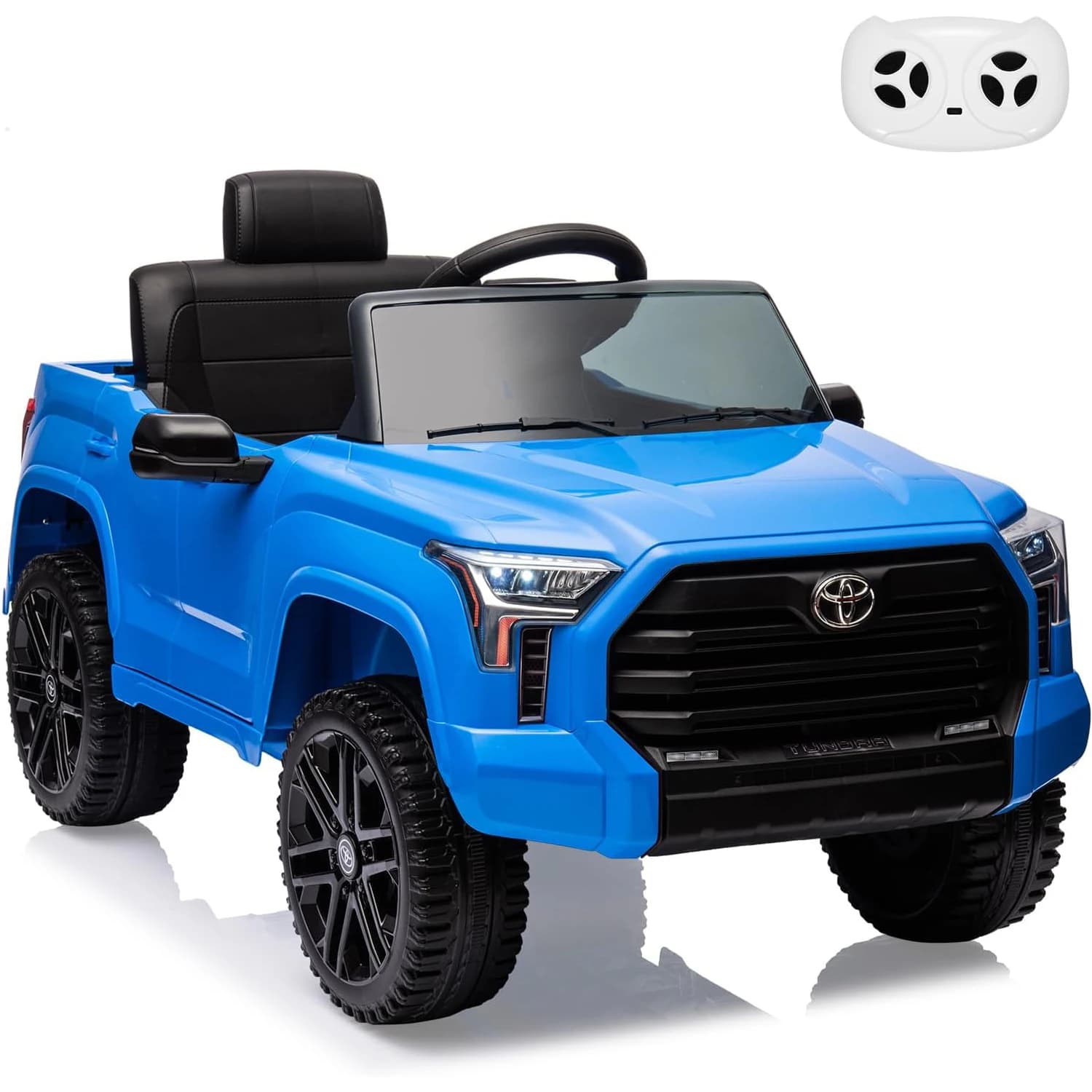 Children's Electric Car Riding Toys 12 V Offroad Electric Truck for Children with 3 Speed Remote LED Headlights