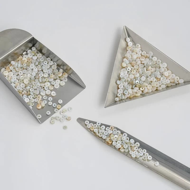 Piastra triangolare Classificazione dei gioielli Piastra per perline Strumento per unghie Piastra per esposizione di gioielli fai-da-te Piastra di smistamento Creazione di gioielli Pittura