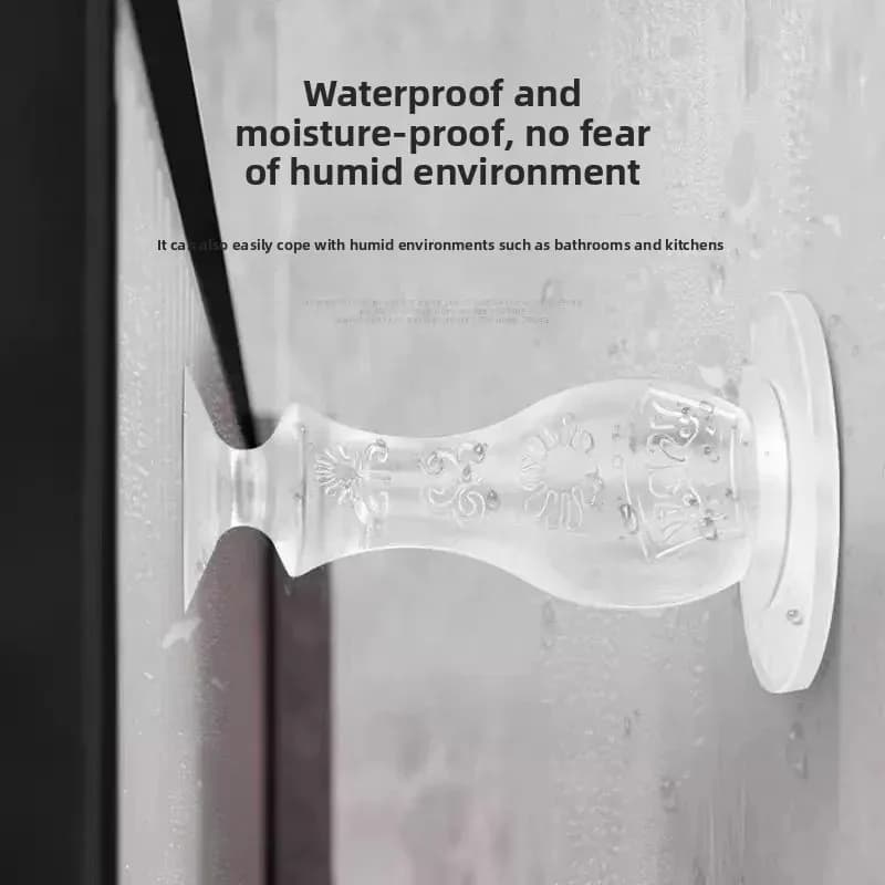 Fermaporta in Silicone Antiurto: Cuscinetto Silenzioso, Protezione Murale Senza Foratura per Porte Domestiche