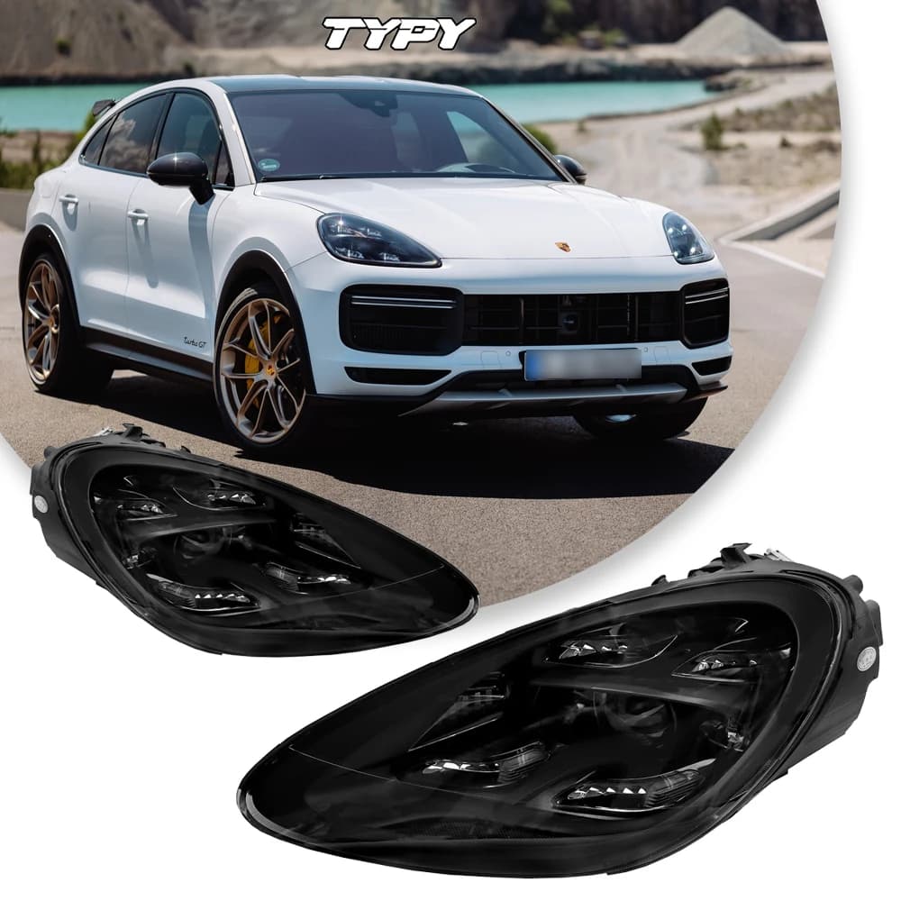 Fari anteriori TYPY per Porsche Cayenne 958, fari a LED Matrix 958.1, aggiornamento stile 2023, Plug & Play