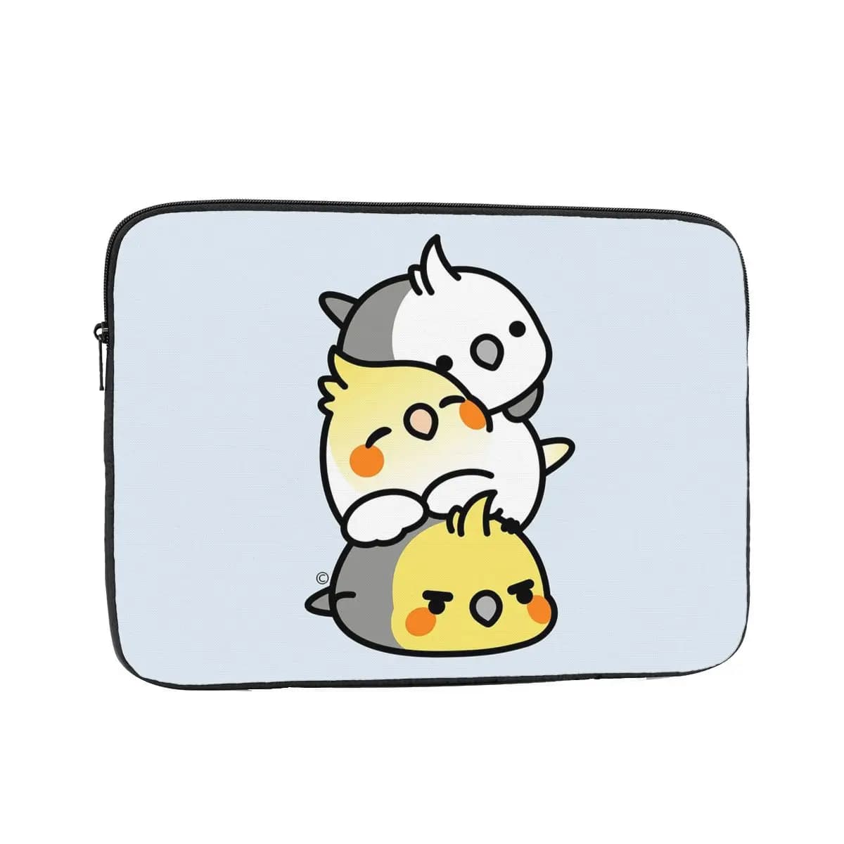 Pet Birds Cute Cockatiel Budgie Parrot Notebook Laptop Bag 10 12 13 15 17 Inch Notebook Tablet Shockproof Case Bag