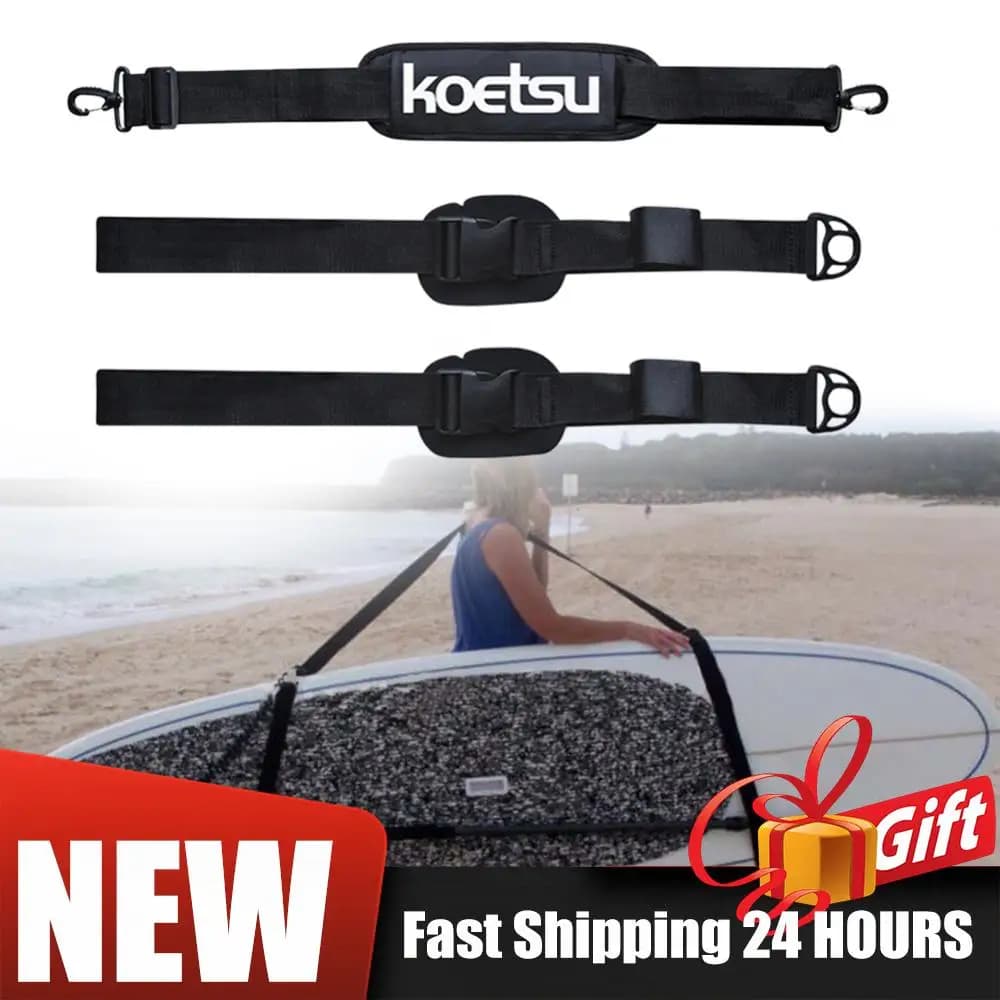 Cinghia Regolabile per Trasporto Kayak e SUP, Cinghia Portatile per Tavola da Surf, Accessorio per Sport Acquatici all'Aperto