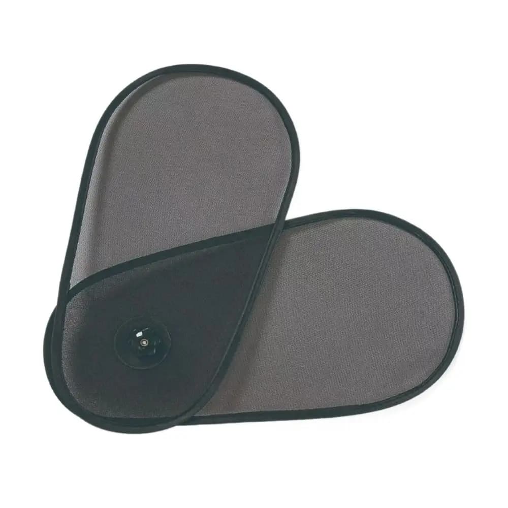 Polyester Car Window Sun Shade Black Adjustable Car Window Sun Visor Suction Cup Universal Windshield UV Protection Shade