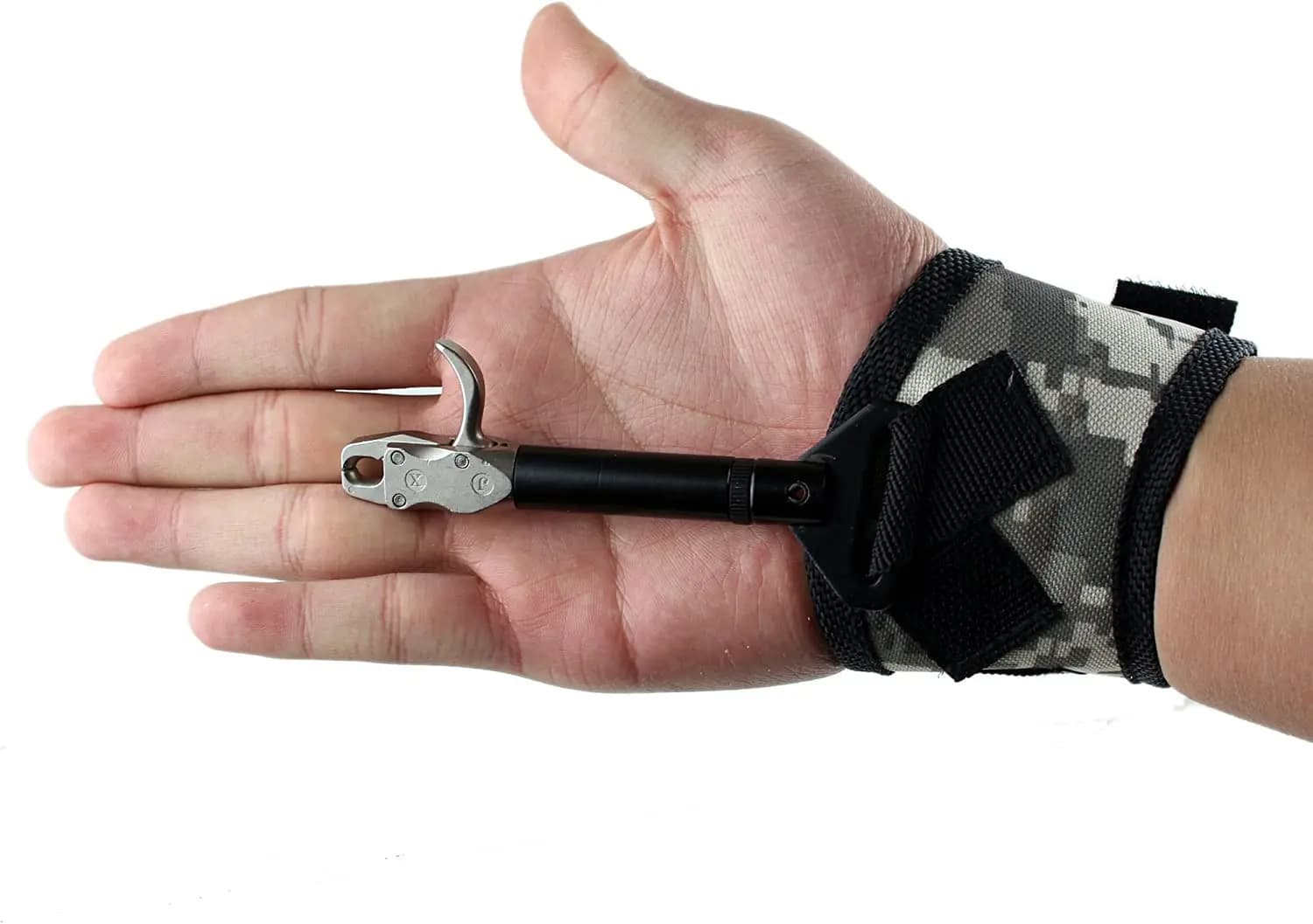 Trigger di aiuto per il rilascio dell'arco composto regolabile per la caccia con cinturino da polso con fibbia Accessori per trigger per tiro con l'arco Caplier