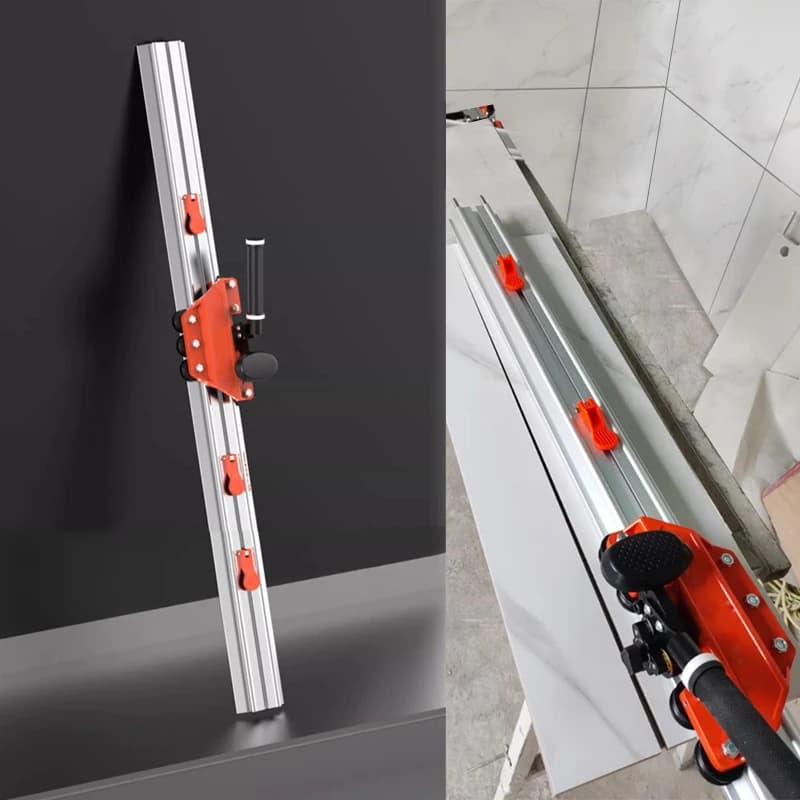Coltello a spinta manuale per taglio di piastrelle in ceramica di grande formato Taglierina per piastrelle per pavimenti in lastre di grandi dimensioni Coltello da taglio per piastrelle in lastra di roccia 1,5/1,8/2,8/3,2 M