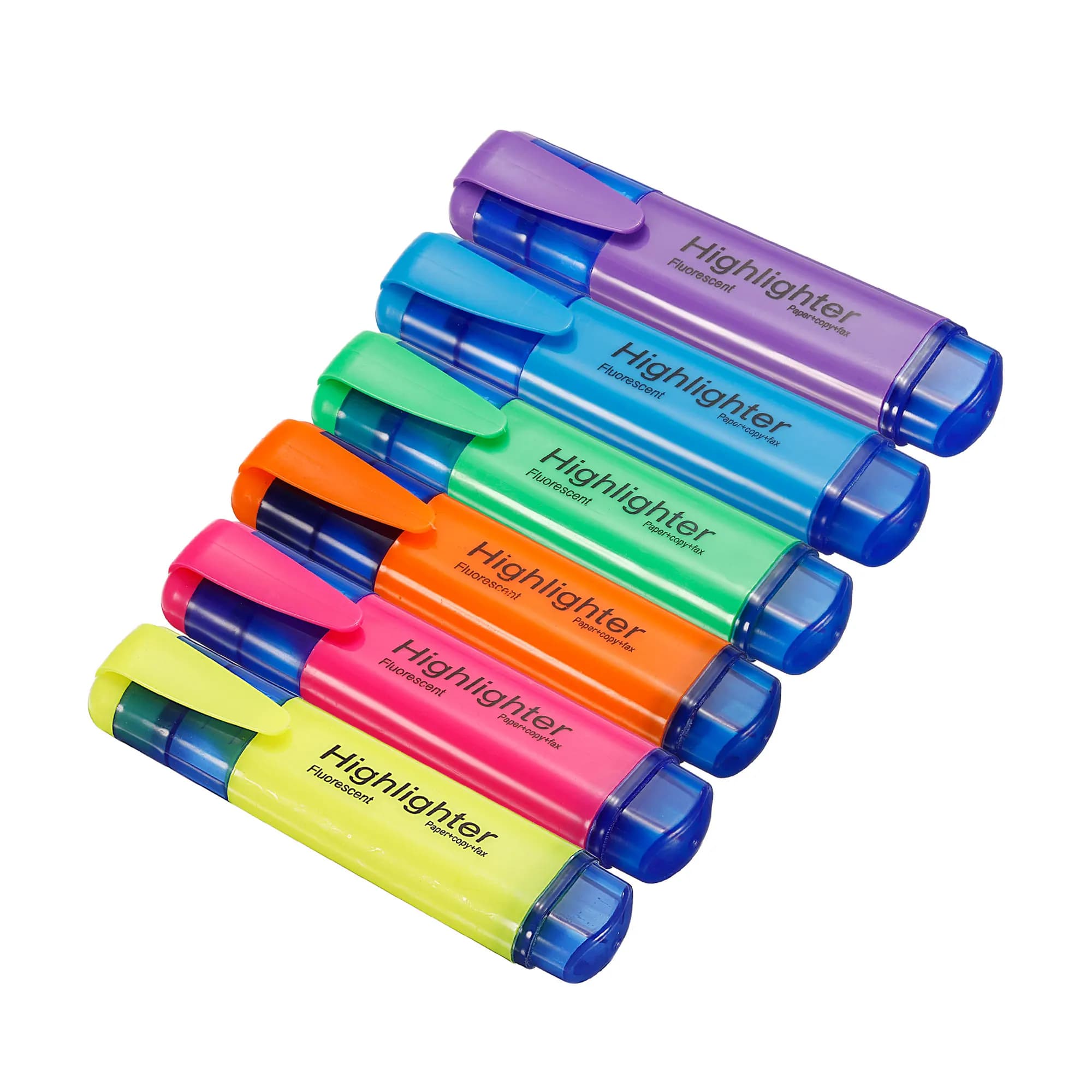 4/6Pc Evidenziatore Penna fluorescente Punta larga Pennarelli per scrittura per disegno artistico Scarabocchi Marcatura Cancelleria per ufficio Forniture scolastiche