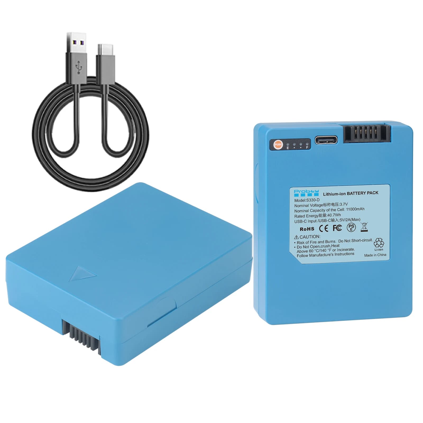 Per Eufy Security S330E330/S230/S231/S220 Batteria per serratura Batteria ricaricabile adatta per batteria di ricambio Smart Lock