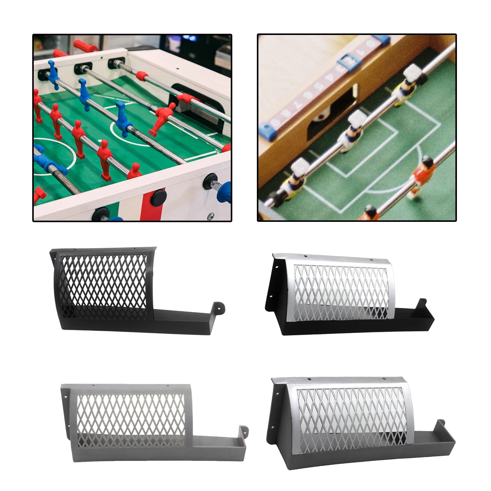 Porta da biliardino Sostituzione da tavolo da calcio Gioco da tavolo Decorazioni da tavolo Mini porta da calcio Rete per sala giochi Giochi di feste Sport