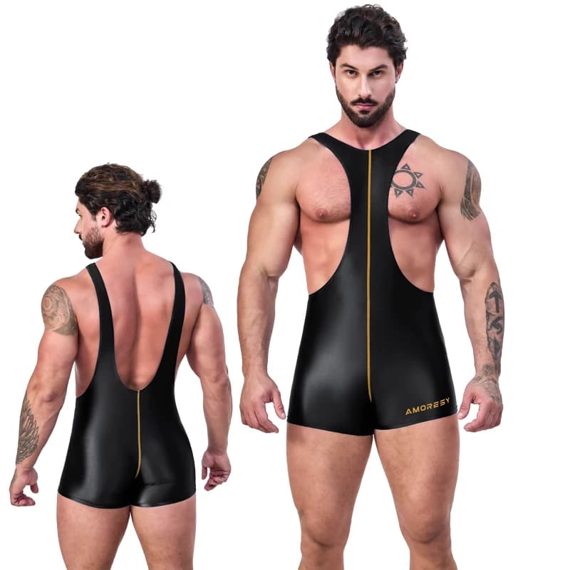 cycling shorts breathable quick-drying satin glossy sporty clothing men's full fitness costume for mountain bike