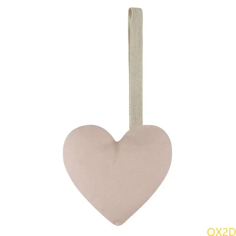 Ciondolo a catena con clip per ciuccio per bambini, in morbido cotone a forma di cuore, porta succhietto, decorazione, manichino, capezzolo, ornamento da appendere per neonato