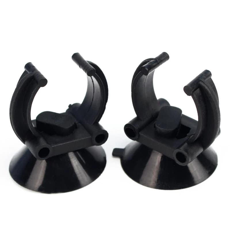 Suction cup holder for aquarium heater, sterilizing lamps, water pipes, LED underwater lights, aquarium accessories
