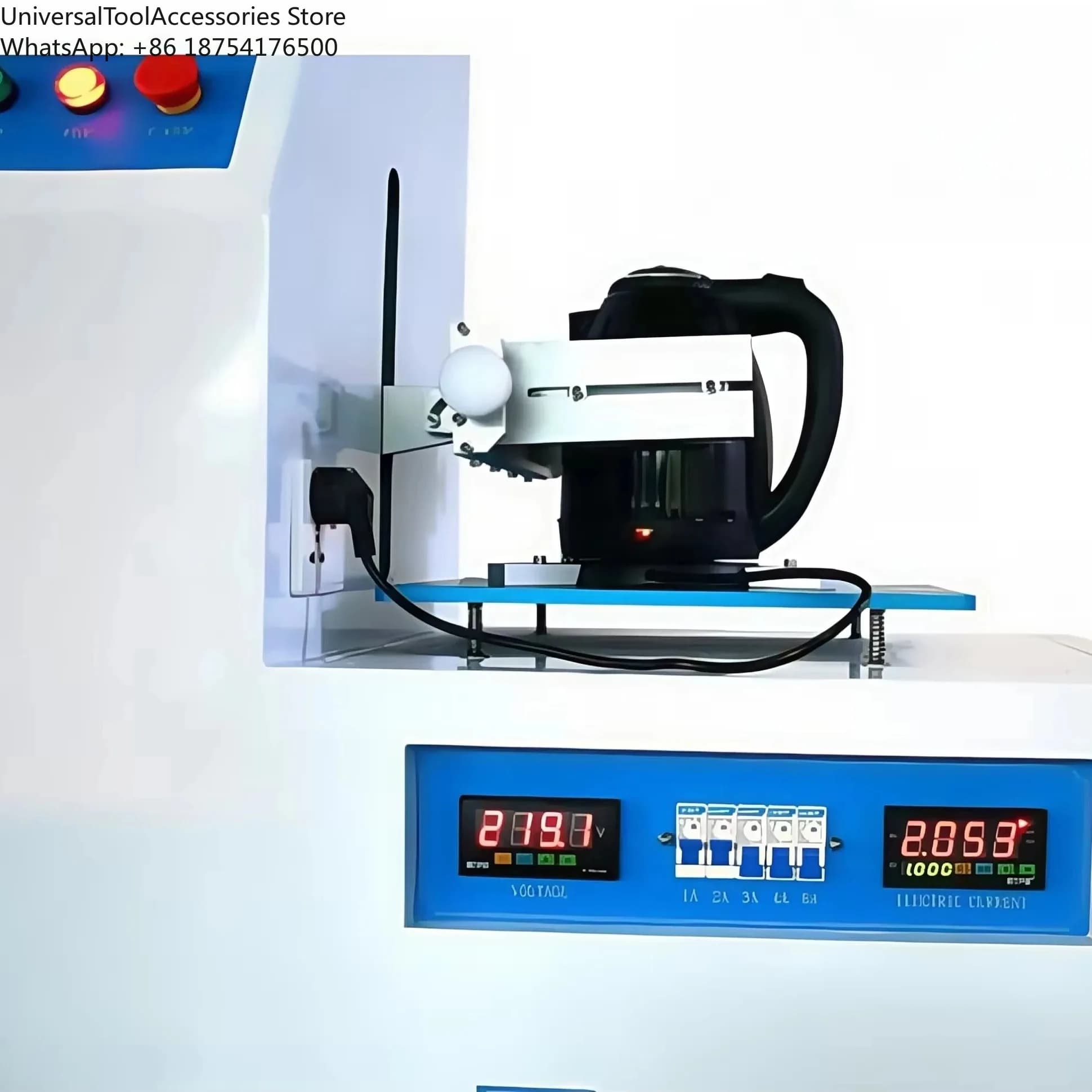 Voltage and continuous load resistance test equipment for wireless kettles, irons, blenders 60335-2-14