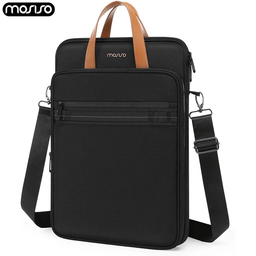 Custodia per laptop Custodia da 15 15.6 16 pollici per MacBook Air Pro M1 M2 M3 M4 HP Dell Borsa a tracolla verticale per notebook del 2025 Valigetta