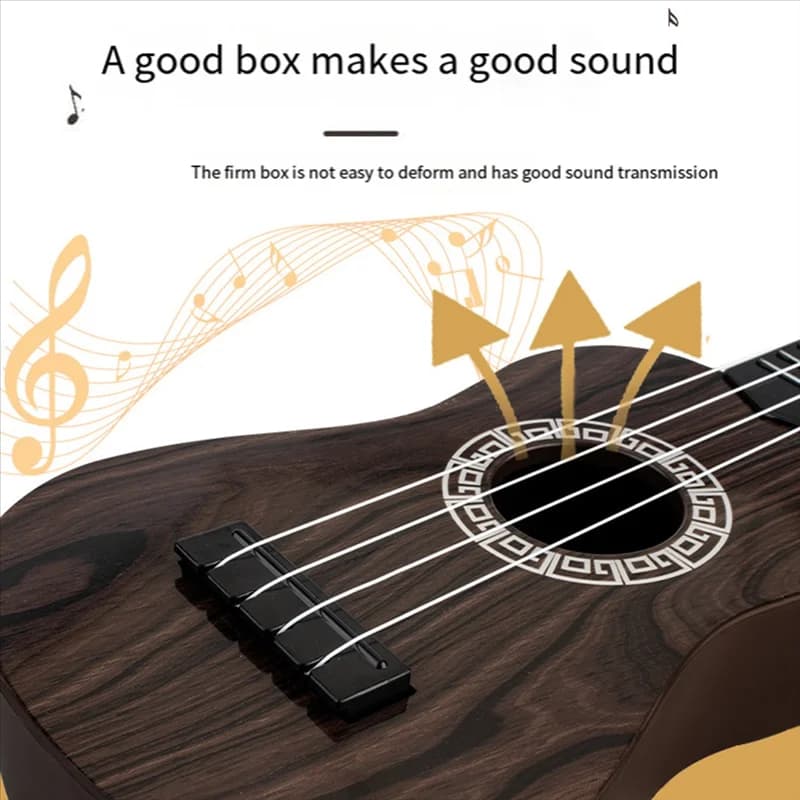YHOLI-Chitarra per bambini Ukulele Strumento per principianti Chitarra per bambini Mini formato Ukulele classico