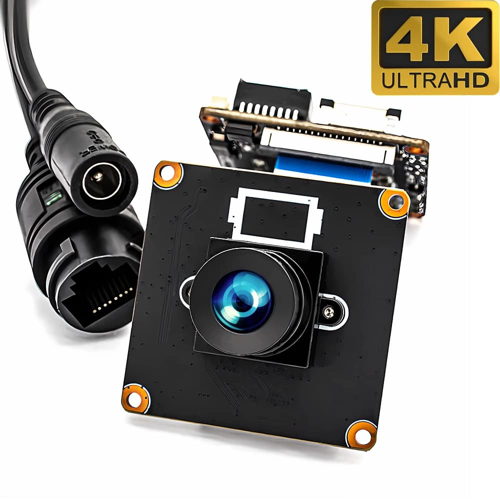 IP camera module WGWK 4K 30FPS POE 8MP IMX415 real-time low-light 3,2 mm 84 ° Webcam Onvif RTSP with lens without distortion