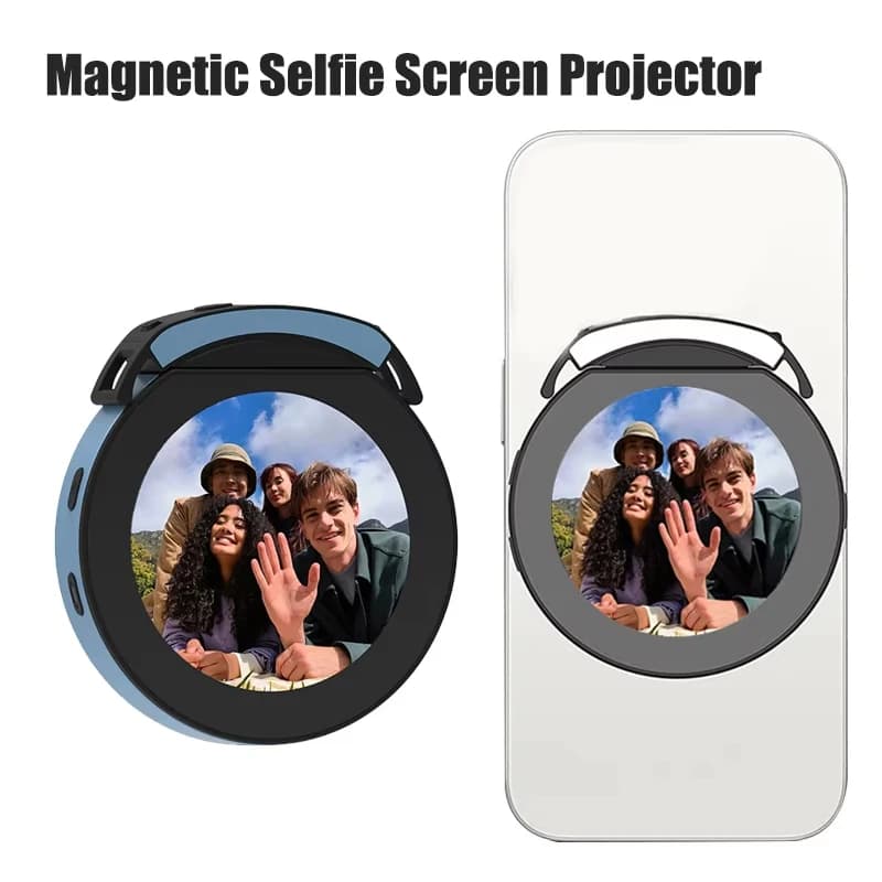 Con telecomando Schermo magnetico per monitor selfie per telefono per smartphone Fotocamera posteriore Selfie Vlog Live Stream per iPhone Android