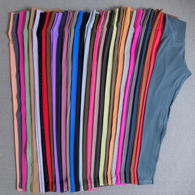 Pantaloni sportivi elasticizzati su quattro lati Leggings da yoga a vita alta da donna Allenamento completo Jogging Fitness Collant taglie forti