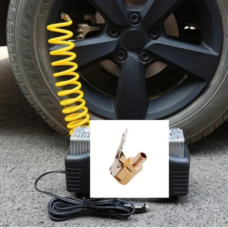 Car Air Pump Thread Nozzle Adapter 8MM Tyre Wheel Tire Air Chuck Inflator Pump Valve Clip Clamp Connector Adapter 1pcs