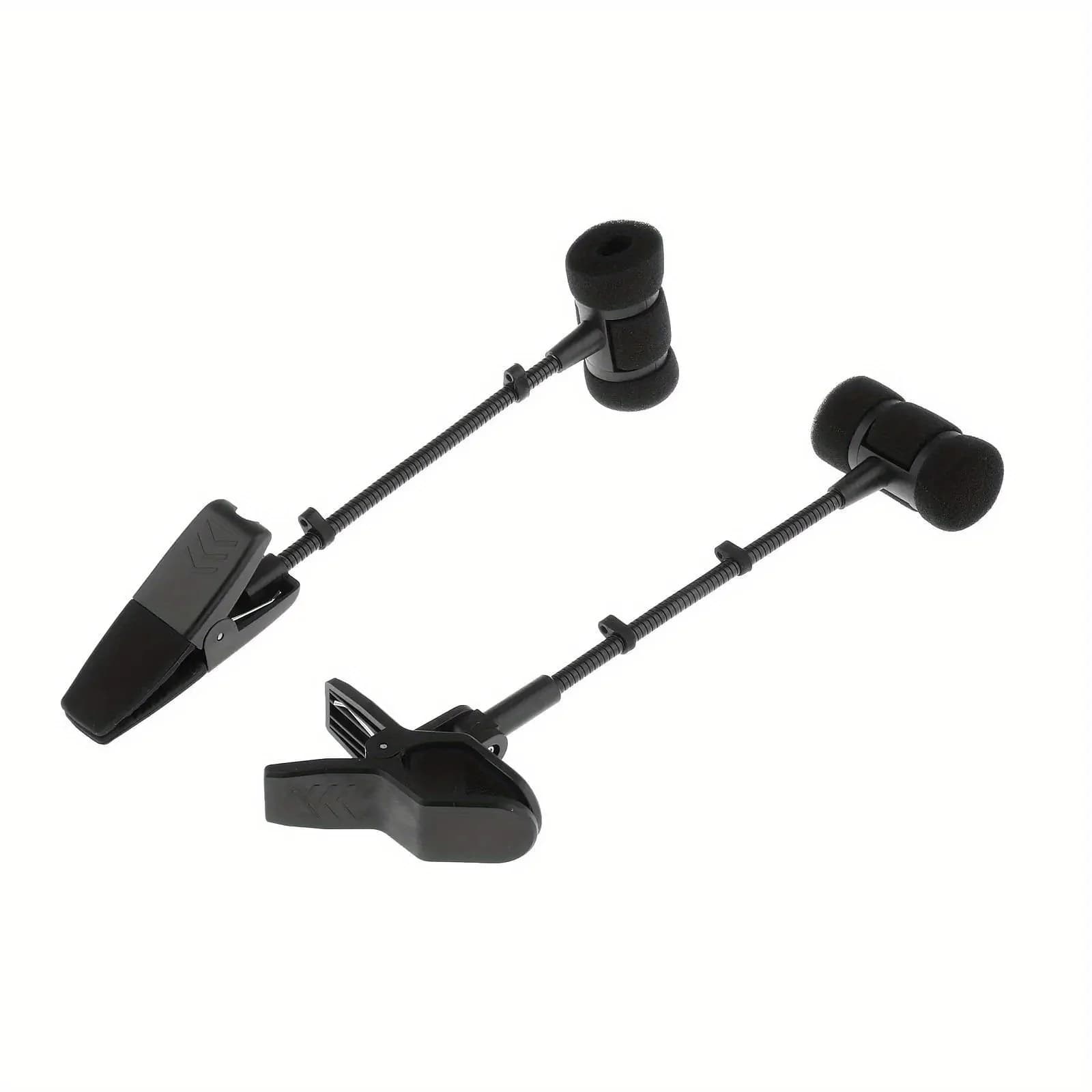 Microphone Clip for Saxophone Flute without Microphone, Musical Instrument Mic Support Bracket Gooseneck Holder Rack Mount Stand