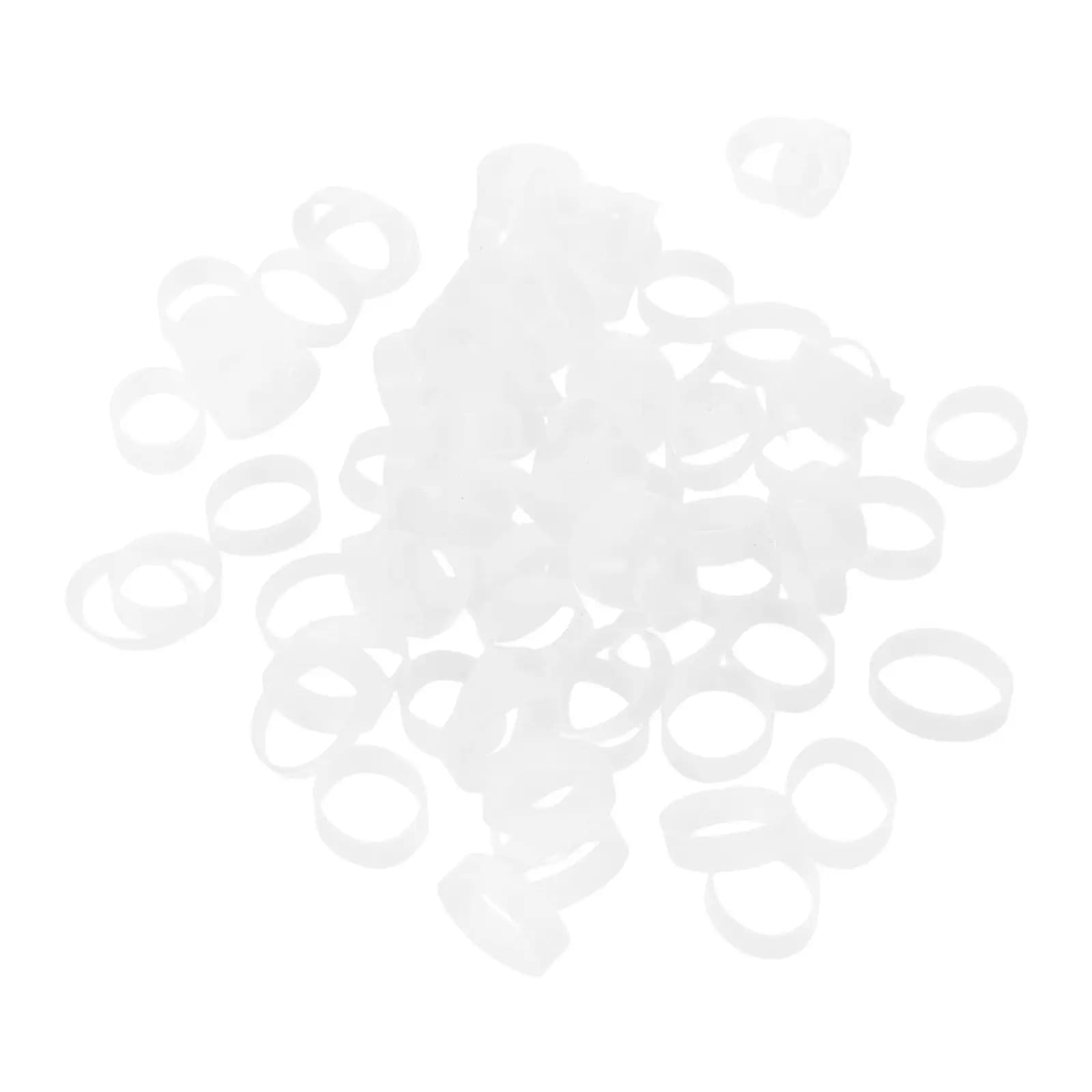 Confezione da 500 fascette fermacavi flessibili in silicone riutilizzabili, organizer elastico multiuso, fasce regolabili nere per ufficio