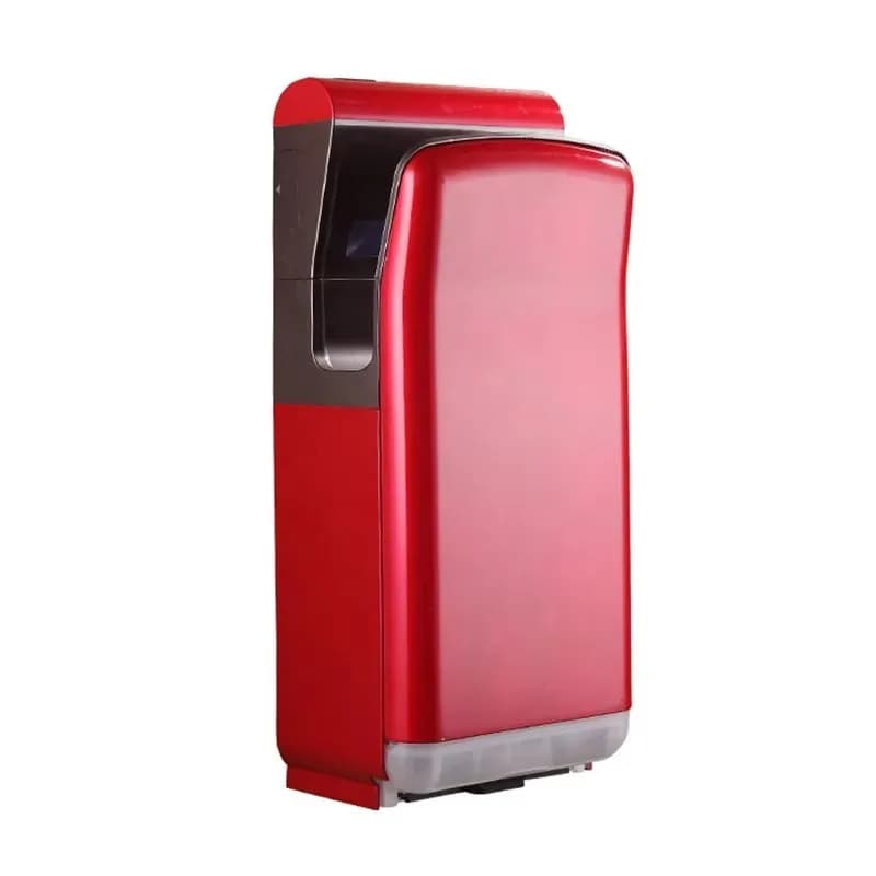 Asciugamani automatico per WC commerciale a parete Asciugamani elettrico a getto d'aria Motore a doppia spazzola in plastica per bagno
