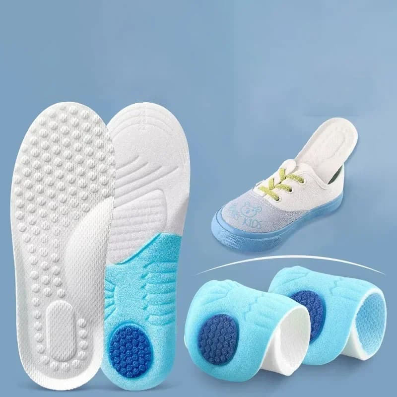 Kids Orthotic Cushioning Arch Support Shoe Insoles Children Inserts Flat Feet Plantar Fasciitis Feet Heel Pain Relief Shoes Pads